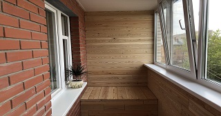 Отделка, остекление, утепление балконов в Красногорске от 209 руб. м/2.
